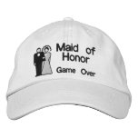 Game Over - Maid of Honour embroidered hats