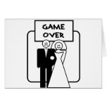 "Game Over" marriage cards