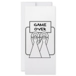 "Game Over" Marriage (Homosexual) rack cards