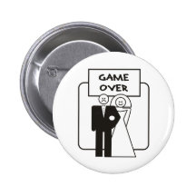 Game Over Marriage Pins