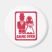 Game over - Marriage Refrigerator Magnets