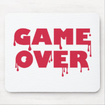 Game over mouse pad
