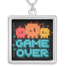 Game Over Personalized Necklace