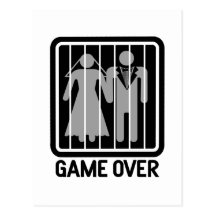 Game Over Post Cards