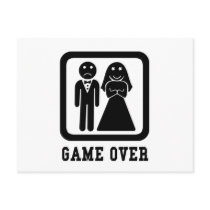 Game Over Post Cards