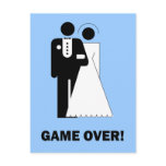 Game over postcards