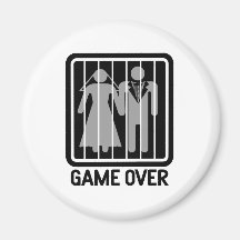 Game Over Refrigerator Magnets