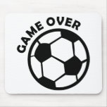 game over soccer ball mouse pad