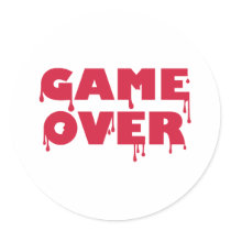 Game over stickers