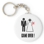 GAME OVER Wedding Keychain