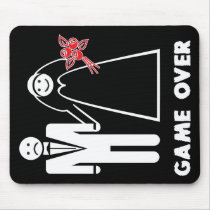 GAME OVER Wedding Mouse Mice pad Mouse Pad