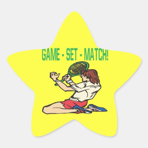 Game Set Match Stickers
