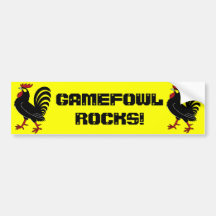Gamefowl Rocks! Bumper Sticker