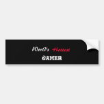 Gamer bumper sticker bumper stickers