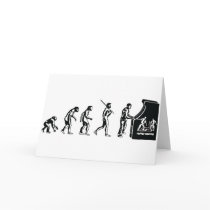 Gamer Evolution - Game Video Games Arcade Geek Greeting Card