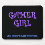 Gamer Girl - No mousepads