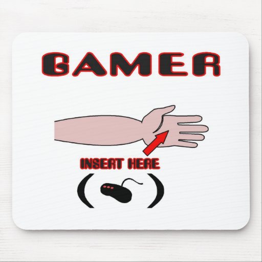 Gamer Insert Controller Here Mousemat