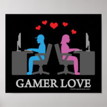 Gamer Love Poster