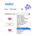 Gamer Personal Ad (1337) t-shirts