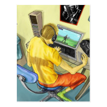 Gamer Post Card