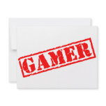 Gamer Stamp invitations