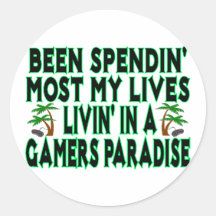 Gamers Paradise Stickers