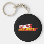 Games Are Art Key Chain