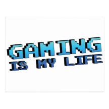 Gaming Is My Life - Video Games Gamer World Postcards