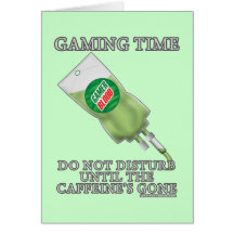 Gaming Time - Soda IV Greeting Cards