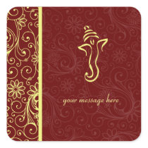 Ganapati Wedding Stickers
