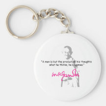 gandhi 2 keychain