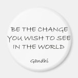 gandhi fridge magnet