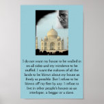 Gandhi: I want the cultures of all the lands . . . posters