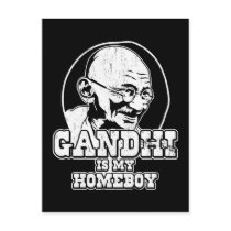 Gandhi is my Homeboy Postcard