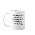 Gandhi on Christians mugs