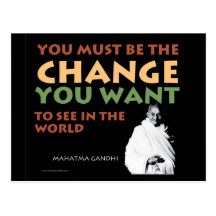 Gandhi Post Card