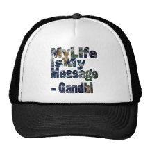 Gandhi Qoute Trucker Hats