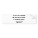 Gandhi Quote 2a bumper stickers