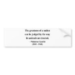 Gandhi Quote 2a bumper stickers