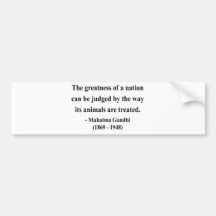 Gandhi Quote 2a Bumper Sticker