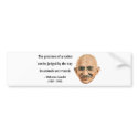 Gandhi Quote 2b bumper stickers