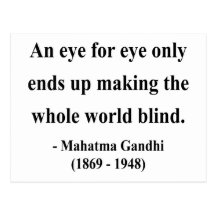 Gandhi Quote 3a Post Card