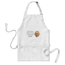 Gandhi Quote 4b Apron
