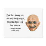 Gandhi Quote 5b postcards