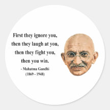 Gandhi Quote 5b Stickers