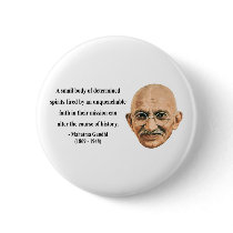 Gandhi Quote 6b Pinback Buttons