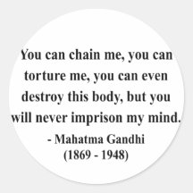 Gandhi Quote 7a Sticker
