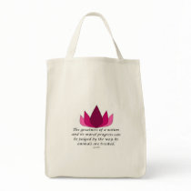 Gandhi Quote Canvas Bag