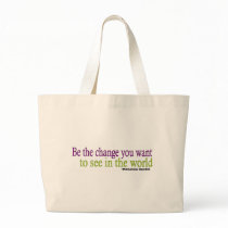 Gandhi Quote Bags