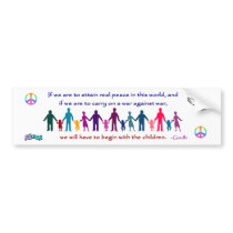 Gandhi quote Bumper Sticker